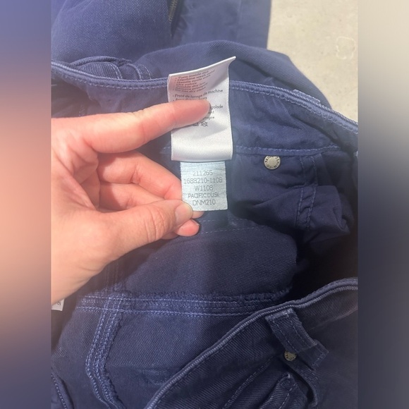 Paige Skinny Crop Jeans Women’s 29 Zipper Hem Blue - Picture 5 of 11